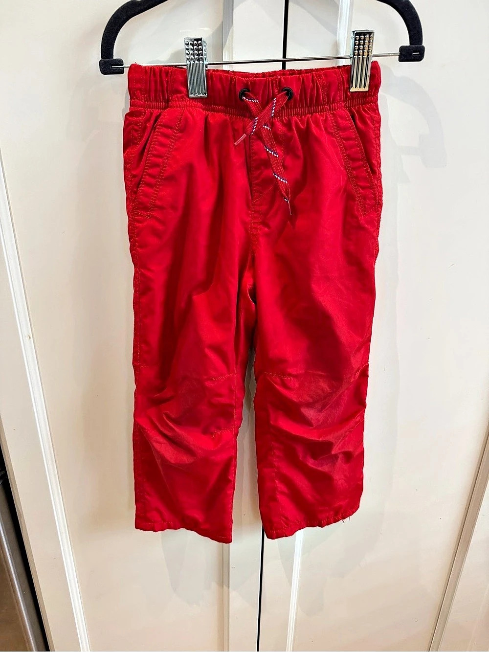 Gap 3t lined Kids Red Athletic Pants